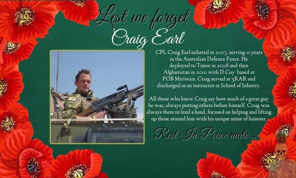 Corporal Craig Earl